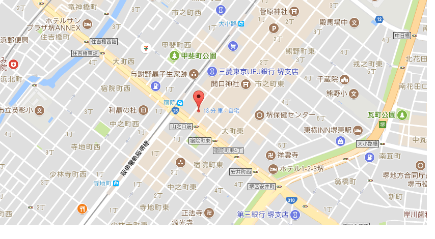 日本料理もち月一味庵の地図