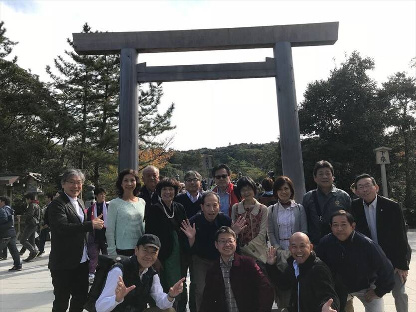 伊勢神宮日帰りバスツアー　三重地区・神戸甲南会合同懇親会　開催報告