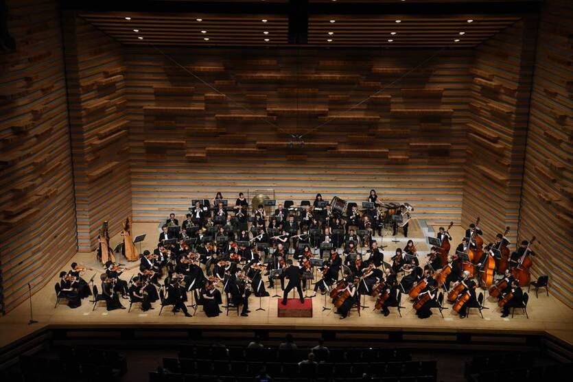 「甲南学園創立100周年祝祭交響楽団 貴志康一生誕110周年記念演奏会」が終演しました。